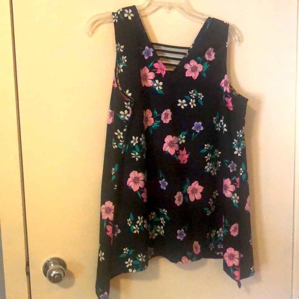EUC Lane Bryant floral print tank Size 18